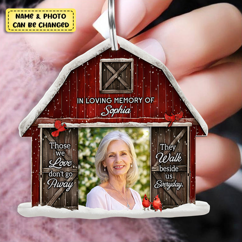 There Is A Little Bit Of Heaven In Our Home - Personalized Acrylic Photo Keychain