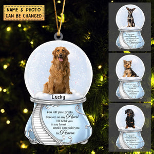 Personalized If Tears Could Build a Stairway Memorial Dog Acrylic Ornament