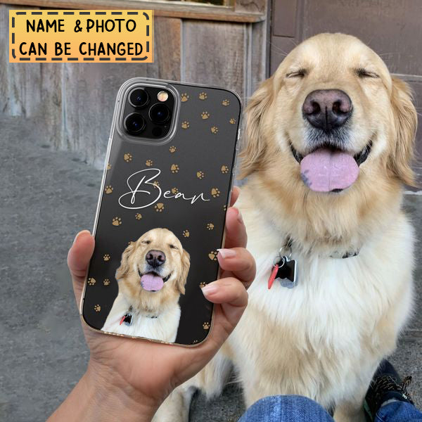 Peek A Boo Pet - Personalized Clear Phone Case