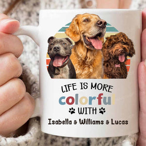 Personalized Dog Cat Retro Photo Dog Coffee Mug-Gift For Pet lover
