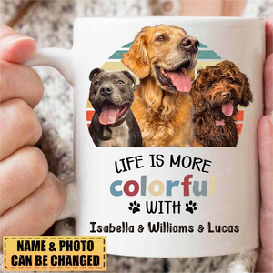 Personalized Dog Cat Retro Photo Dog Coffee Mug-Gift For Pet lover