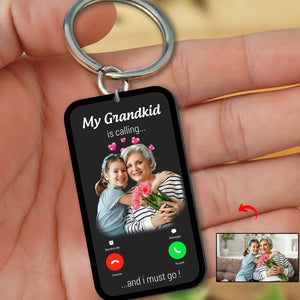 Personalized My grandkids are calling Keychain