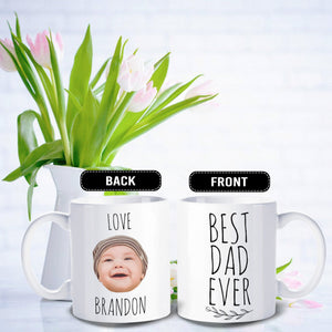 Personalized Best Dad/Mom Ever Love Kids Mug
